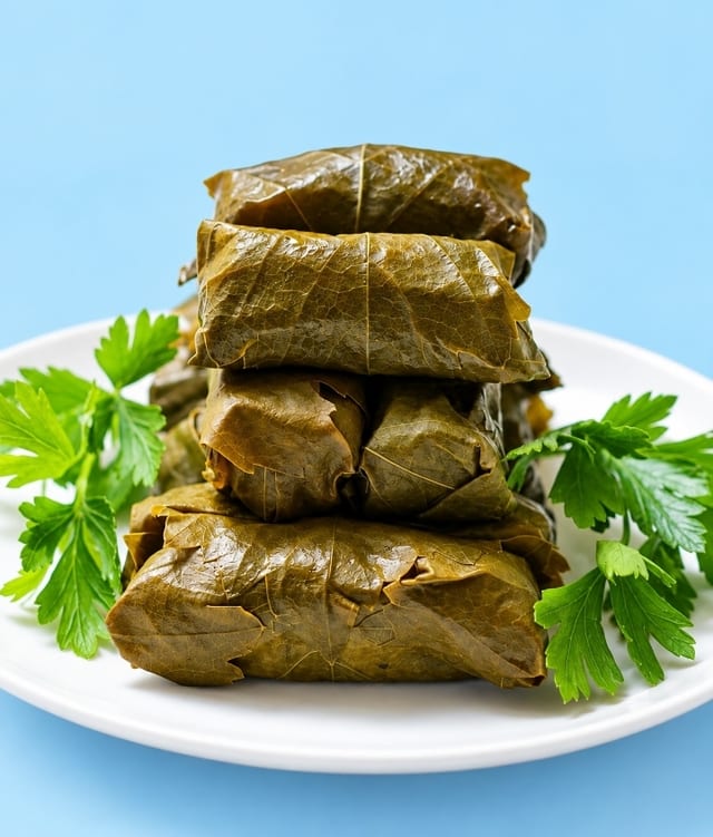 Dolmades.