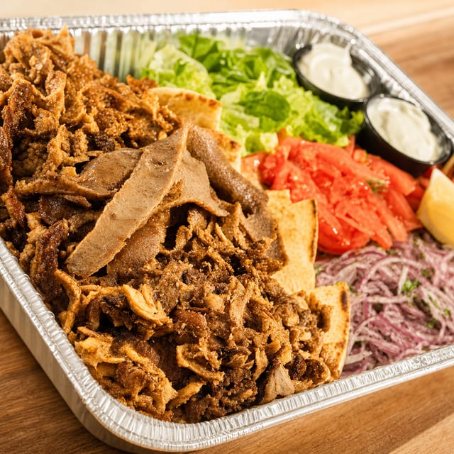 Family 2 All 3 Gyro Platter.