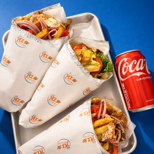 Kalamaki pork PITA.