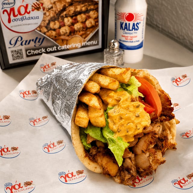 Chicken Gyro PITA.