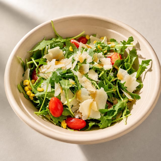 "Roka" Arugula Parmesana.