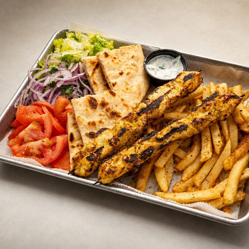 YA 2 mix & match Souvlakia.