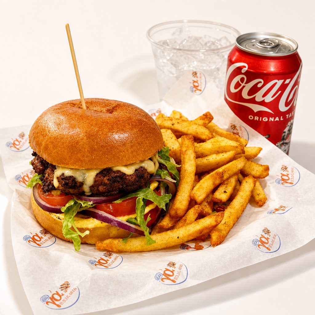 Let’s GO BIFTEKI BURGER COMBO.