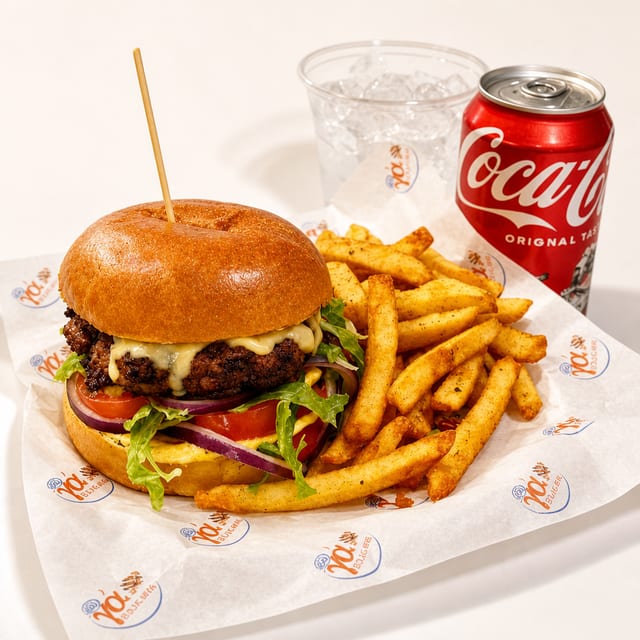 Let’s GO BIFTEKI BURGER COMBO.