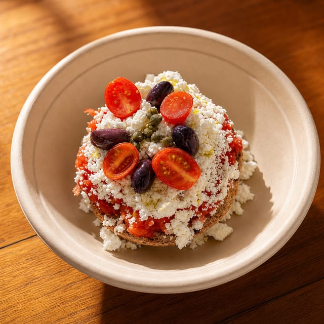 Dakos (Cretan Salad).