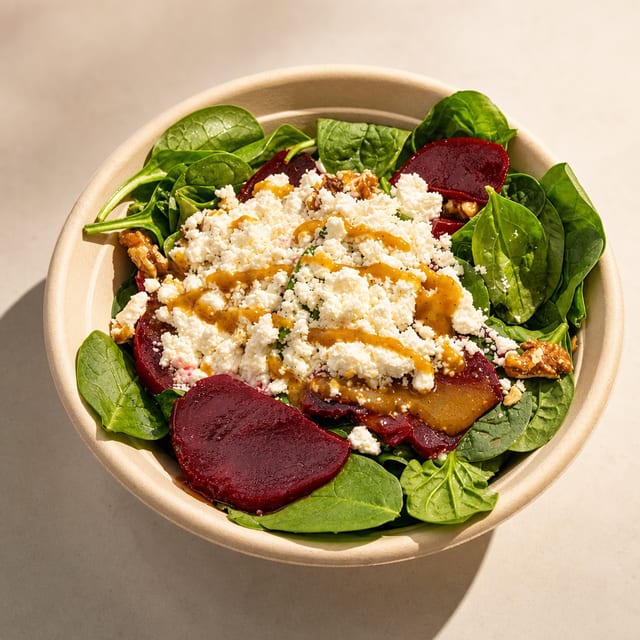 Baby Spinach & Beets.