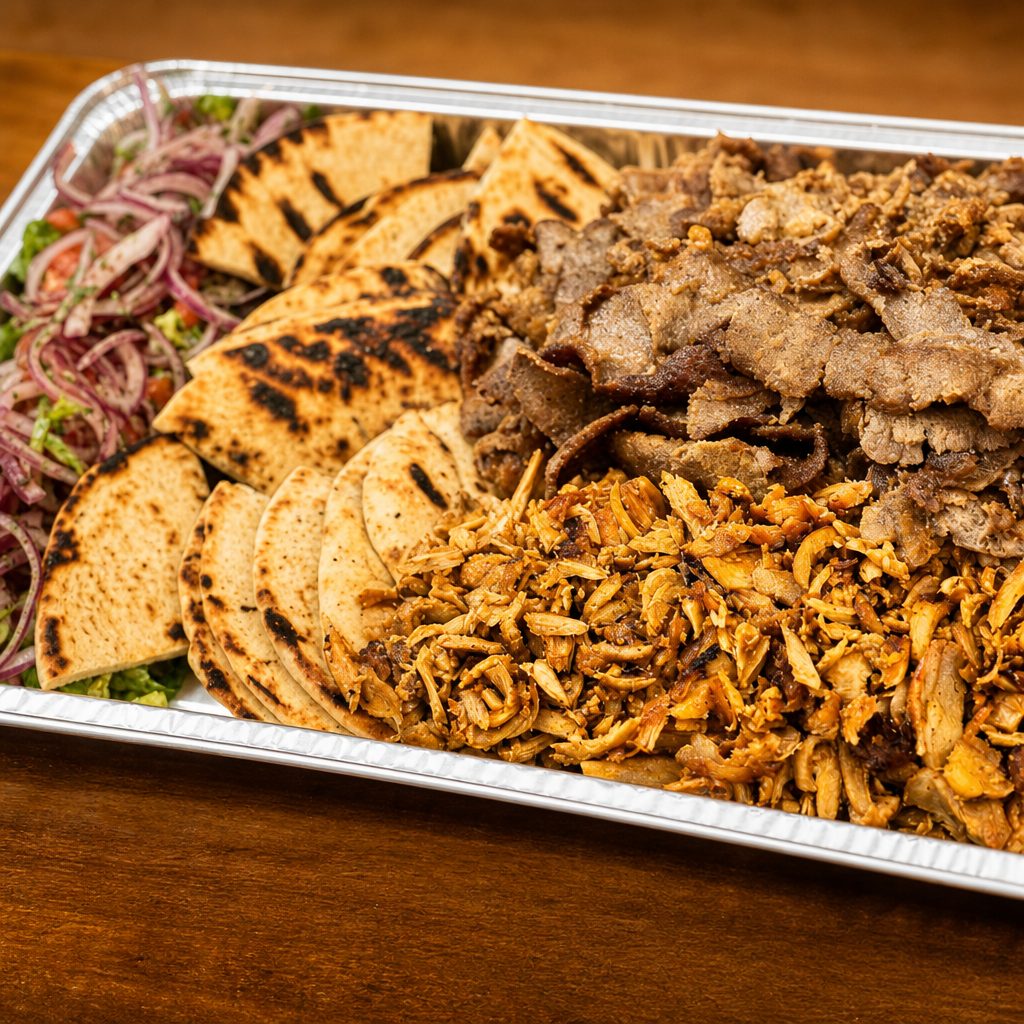 Family 4 All 3 Gyro Platter.