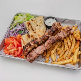 Pork Piato (Souvlaki Platter)