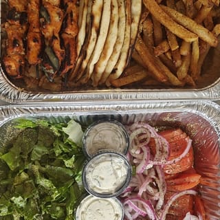 Family 4 Chicken Gyro Platter
